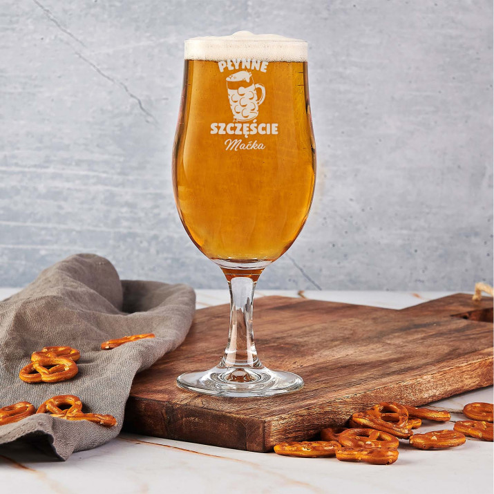 Płynne szczęście - Pokal do piwa Płynne szczęście - Pokal do piwa