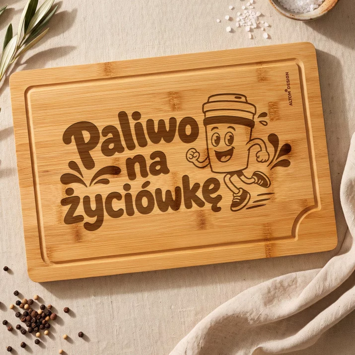 Deska Do Krojenia Dla Biegacza Prezent Dla Mężczyzny: Maratońskie Paliwo Deska Do Krojenia Dla Biegacza Prezent Dla Mężczyzny: Maratońskie Paliwo
