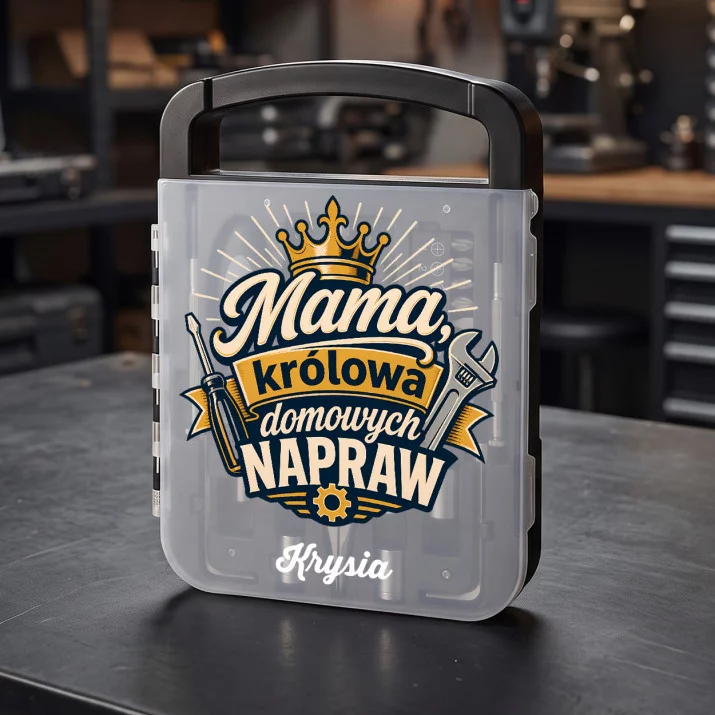 Zestaw Narzędzi Dla Mamy Prezent Na Dzień Mamy Dla Kobiety: Retro Odznaka Majsterki Zestaw Narzędzi Dla Mamy Prezent Na Dzień Mamy Dla Kobiety: Retro Odznaka Majsterki