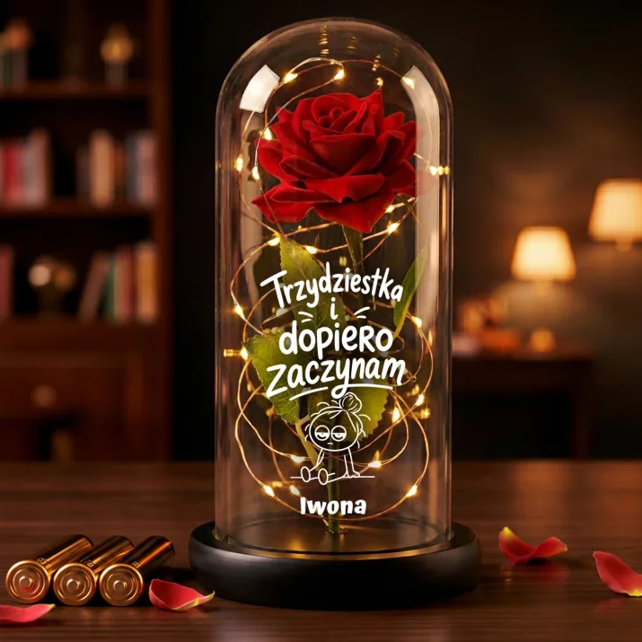 Wieczna Róża LED Na 30 Prezent Na 30 Urodziny Dla Kobiety: Trzydziestka I Dopiero Wieczna Róża LED Na 30 Prezent Na 30 Urodziny Dla Kobiety: Trzydziestka I Dopiero