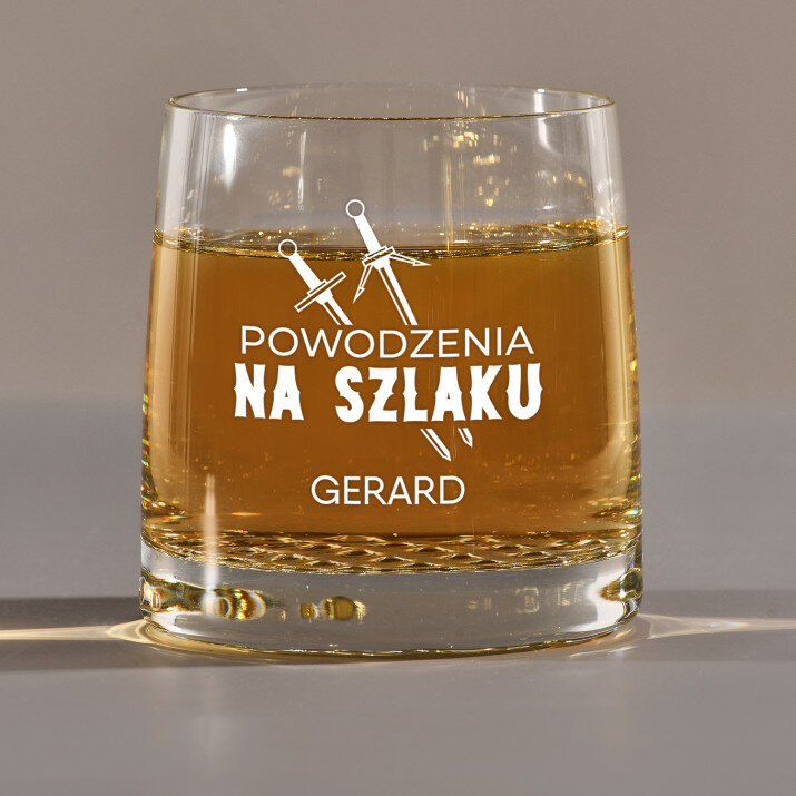 Powodzenia na szlaku - Szklanka do whisky