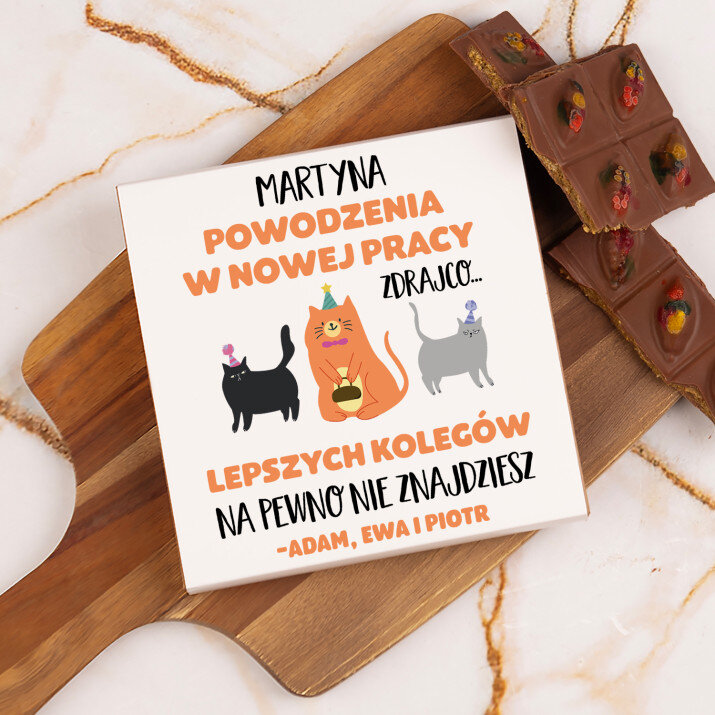  powodzenia w nowej pracy - Dubajska czekolada