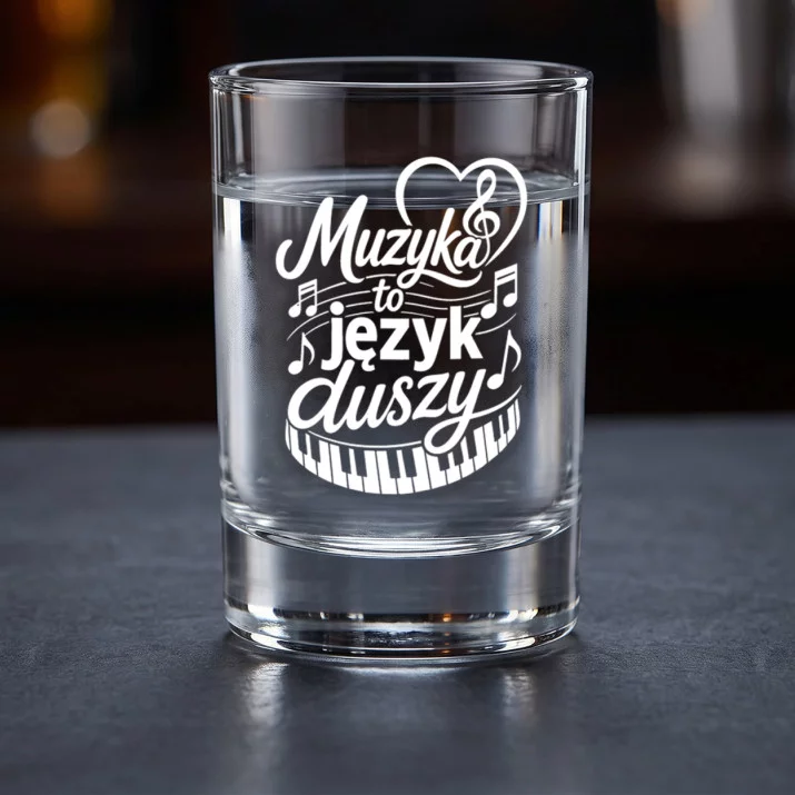 Kieliszki Do Wódki Dla Muzyka Prezent Dla Mężczyzny: Muzyczna Dusza Kieliszki Do Wódki Dla Muzyka Prezent Dla Mężczyzny: Muzyczna Dusza