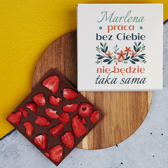 Praca bez Ciebie - Czekolada z truskawkami