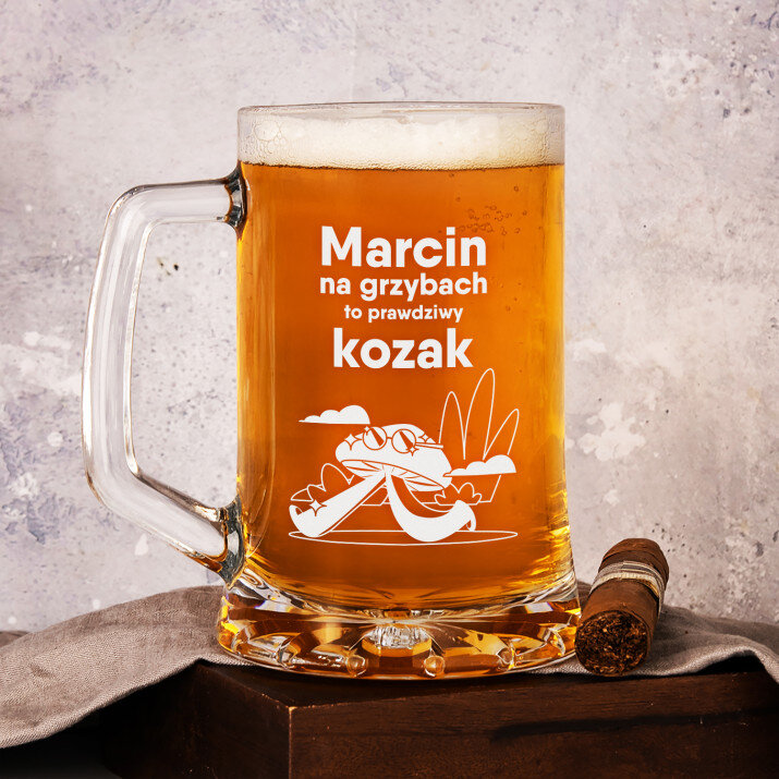 Prawdziwy kozak - Personalizowany Kufel