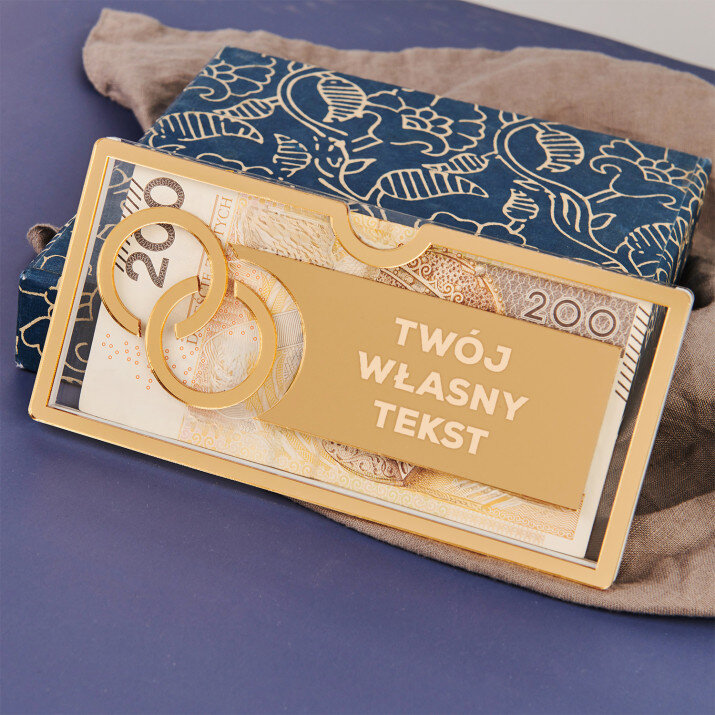 Projekt własny - Akrylowa koperta na pieniądze Ślub Projekt własny - Akrylowa koperta na pieniądze Ślub