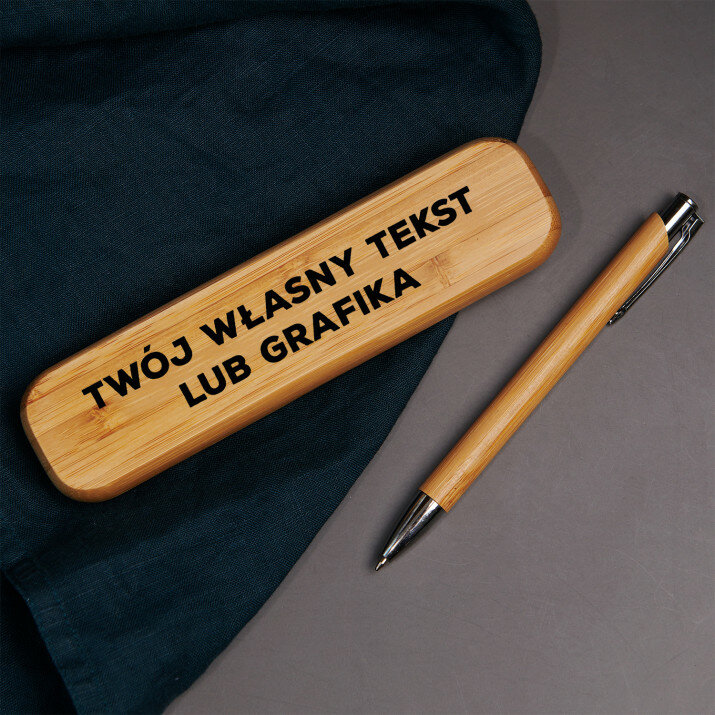 Projekt własny - Długopis w drewnianym etui