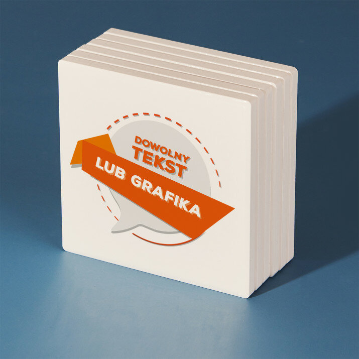 Projekt własny - Podkładki ceramiczne pod kubek