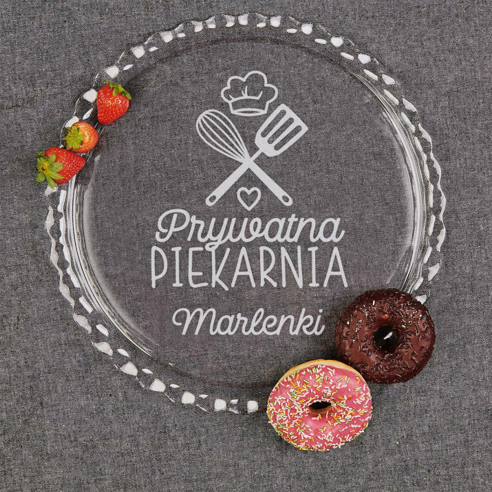 Prywatna piekarnia - Płaska patera na ciasto