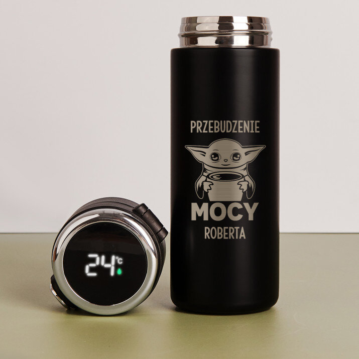 Przebudzenie mocy - Kubek termiczny z wyświetlaczem LED