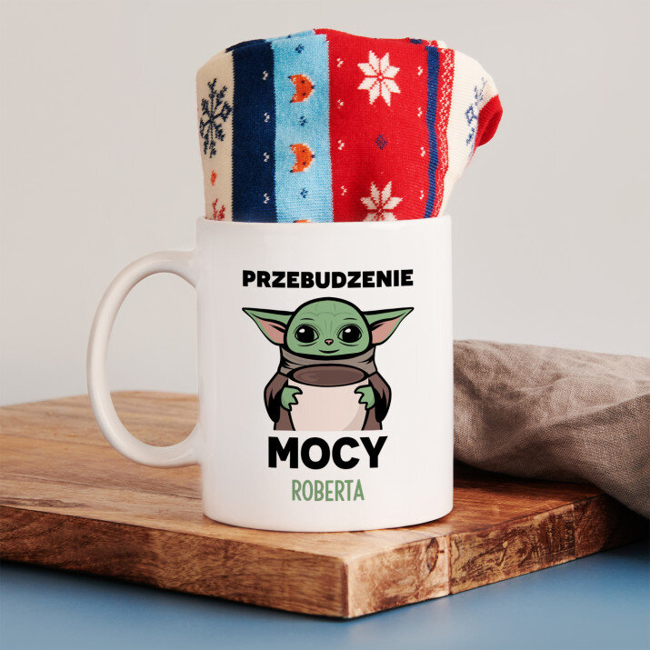 Przebudzenie mocy - Zimowe skarpetki w kubku