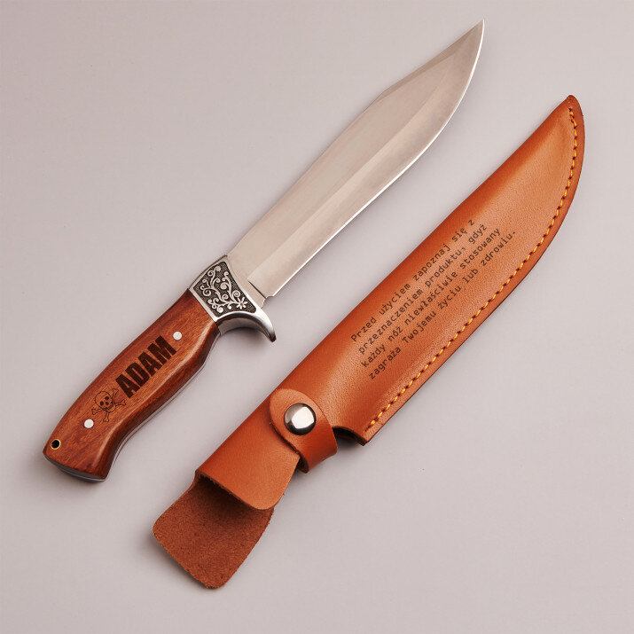 Przed użyciem - Nóż Myśliwski 30cm