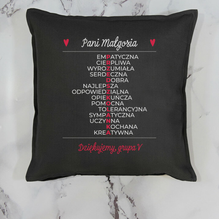 Przedszkolanka cechy - Poduszka dekoracyjna