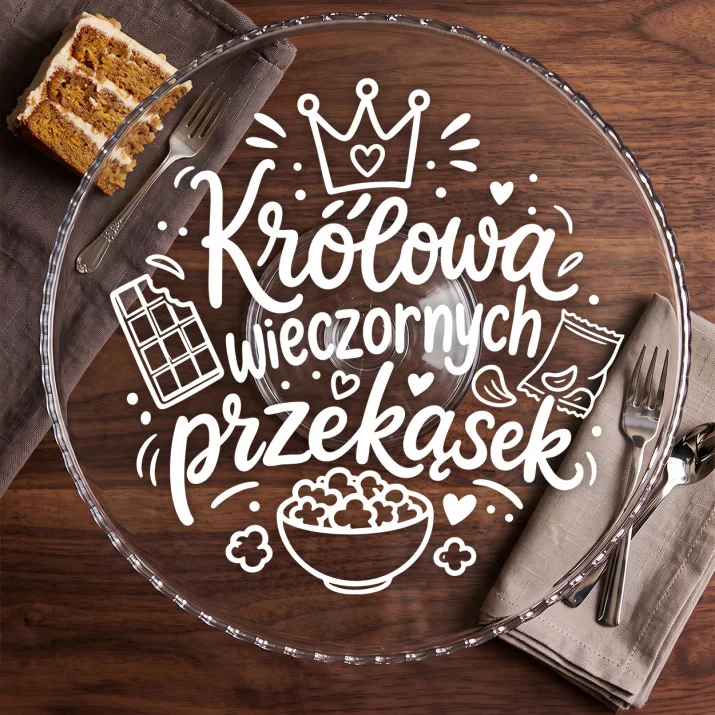 Patera Na Ciasto Dla Przyjaciółki Prezent Dla Kobiety: Przekąskowa Królowa Patera Na Ciasto Dla Przyjaciółki Prezent Dla Kobiety: Przekąskowa Królowa