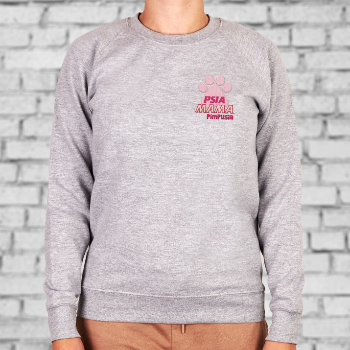 Psia mama - Bluza damska bez kaptura