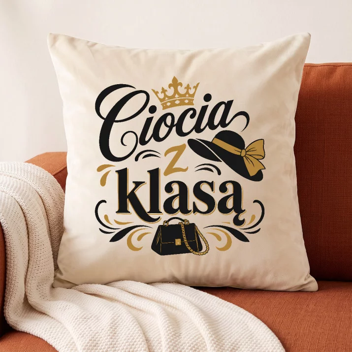 Poduszka Dekoracyjna Dla Cioci Prezent Dla Kobiety: Subtelna Elegancja Poduszka Dekoracyjna Dla Cioci Prezent Dla Kobiety: Subtelna Elegancja