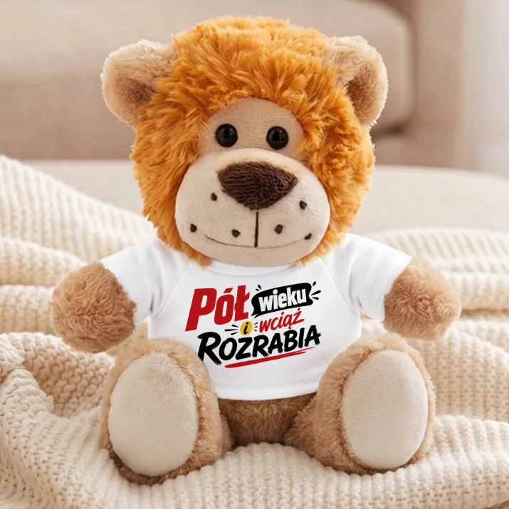 Pluszak Maskotka Dla 50 Latka Prezent Na 50 Urodziny Dla Mężczyzny: Rozbrykane Półwiecze