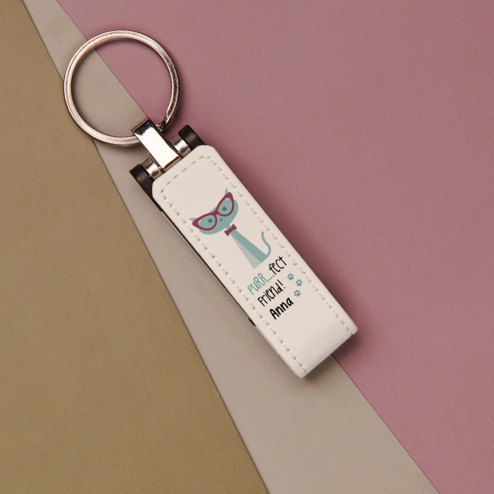 Purrfect friend - Pendrive w skórze