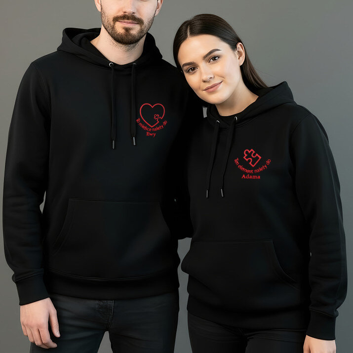 Puzzle on i ona - Bluzy dla par