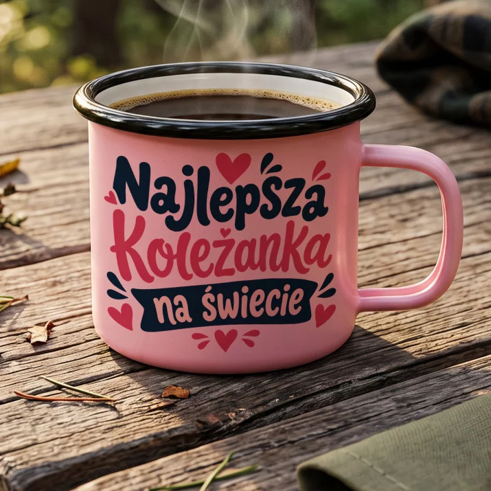 Kubek Emaliowany Dla Koleżanki Prezent Dla Kobiety: Wdzięczność I Przyjaźń