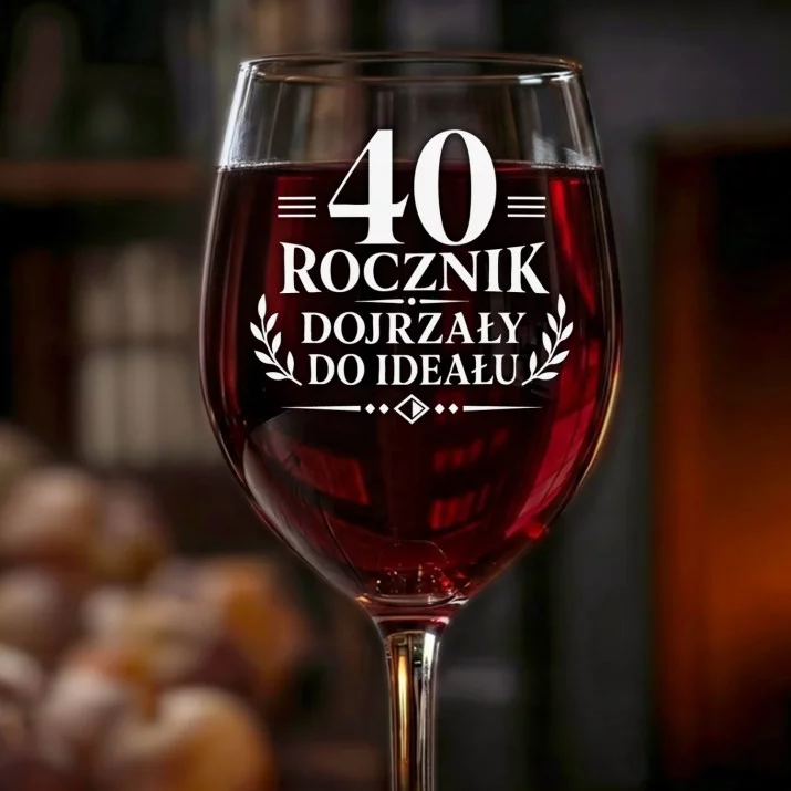 Kieliszek Do Wina Na 40 Urodziny Prezent Dla Mężczyzny: 40 Rocznik Dojrzały Kieliszek Do Wina Na 40 Urodziny Prezent Dla Mężczyzny: 40 Rocznik Dojrzały