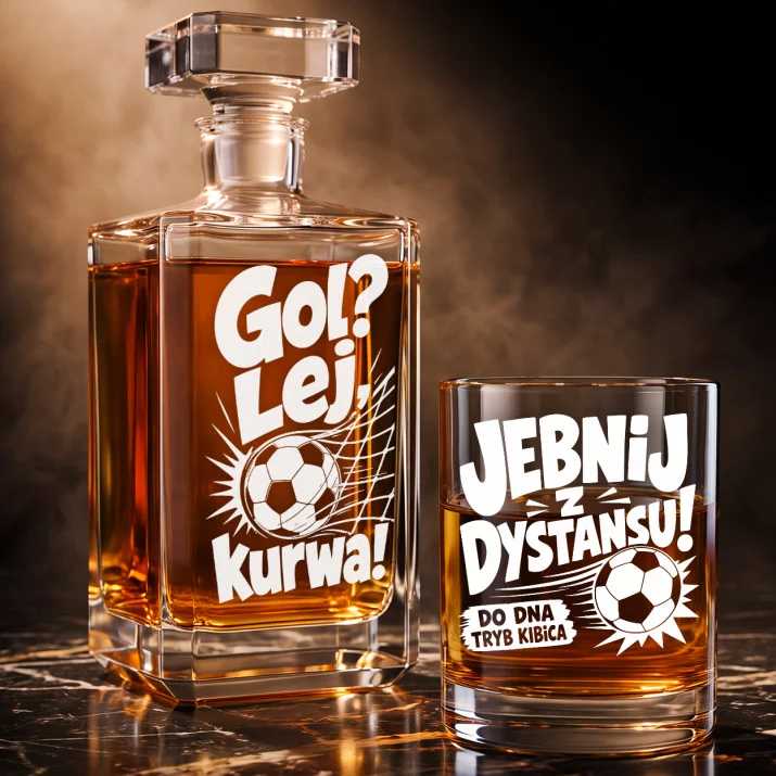Zestaw Do Whisky Dla Fana Piłki Nożnej Prezent Dla Mężczyzny: Gol? Lej, Kurwa! Zestaw Do Whisky Dla Fana Piłki Nożnej Prezent Dla Mężczyzny: Gol? Lej, Kurwa!