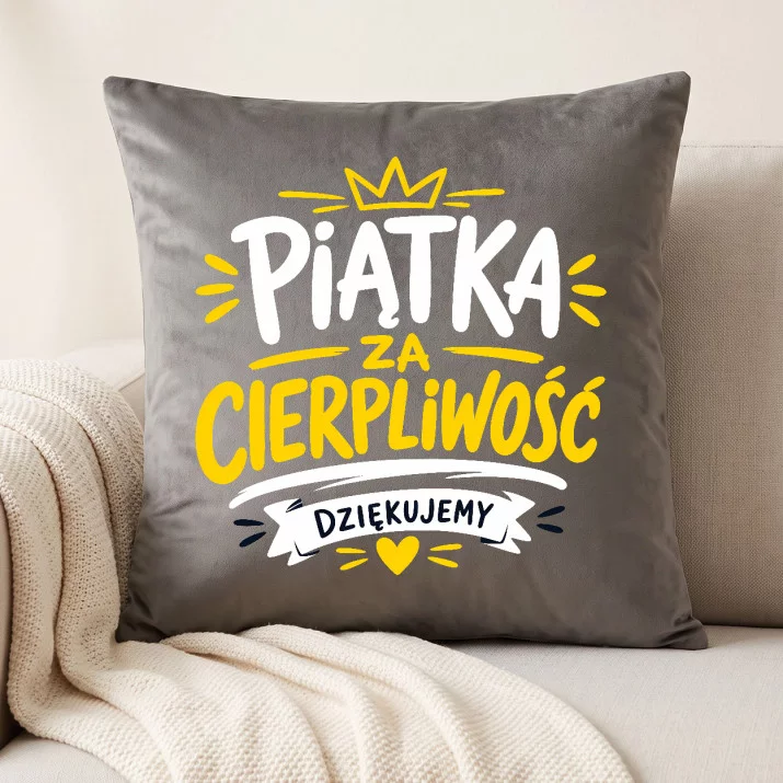 Poduszka Dekoracyjna Na Dzień Nauczyciela Prezent Dla Nauczyciela Mężczyzny: Piątka Za Poduszka Dekoracyjna Na Dzień Nauczyciela Prezent Dla Nauczyciela Mężczyzny: Piątka Za