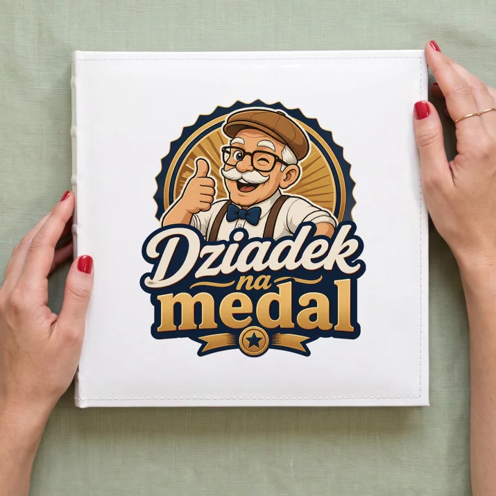 Album Na Zdjęcia Tradycyjny Dla Dziadka Prezent Na Dzień Dziadka Dla Mężczyzny: Medalowy Dziadek Album Na Zdjęcia Tradycyjny Dla Dziadka Prezent Na Dzień Dziadka Dla Mężczyzny: Medalowy Dziadek