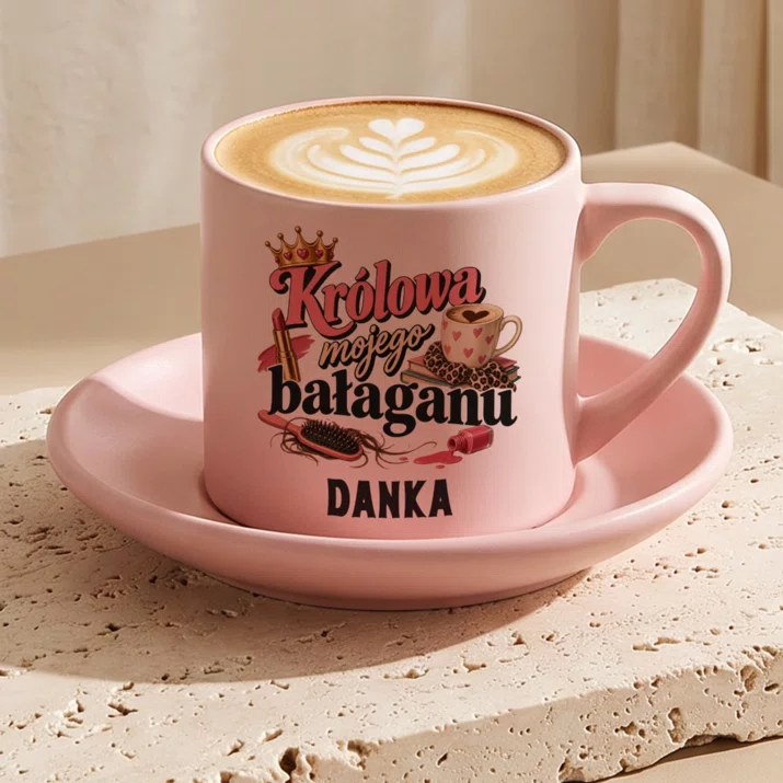 Filiżanka Personalizowana Dla Żony Prezent Na Rocznicę Ślubu Dla Kobiety: Królowa Mojego Bałaganu