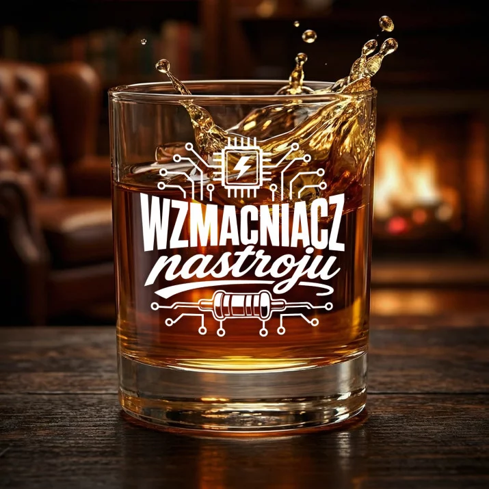 Szklanka Do Whisky Dla Elektronika Prezent Dla Mężczyzny: Wzmacniacz Nastroju Szklanka Do Whisky Dla Elektronika Prezent Dla Mężczyzny: Wzmacniacz Nastroju