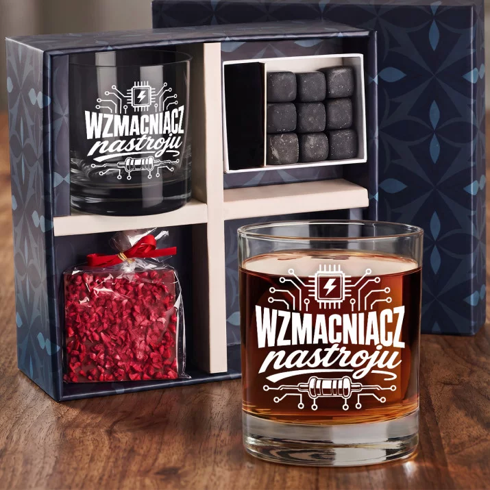 Zestaw Prezentowy Whisky Dla Elektronika Dla Mężczyzny: Wzmacniacz Nastroju Zestaw Prezentowy Whisky Dla Elektronika Dla Mężczyzny: Wzmacniacz Nastroju