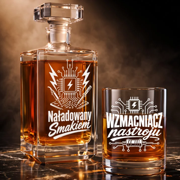 Zestaw Do Whisky Dla Elektronika Prezent Dla Mężczyzny: Naładowany Smakiem