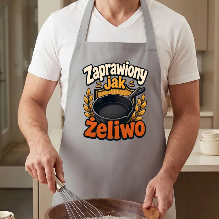 Fartuch Dla 70 Latka Prezent Na 70 Urodziny Dla Mężczyzny: Zaprawiony Jak Żeliwo