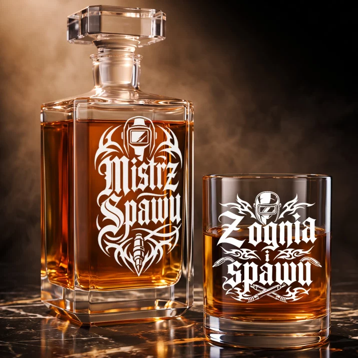Zestaw Do Whisky Dla Spawacza Prezent Dla Mężczyzny: Mistrz Spawu