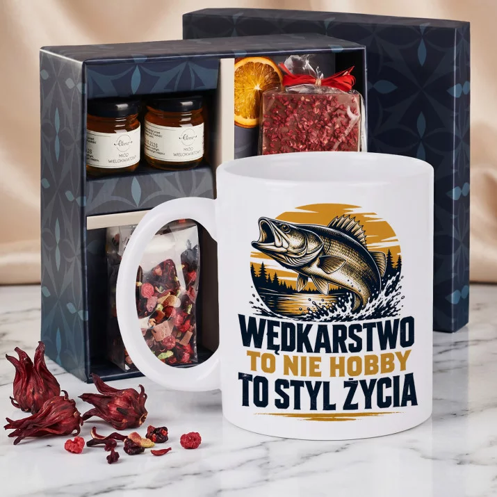 Zestaw Prezenowy Z Kubkiem Dla Wędkarza: Pasja Wędkarza Zestaw Prezenowy Z Kubkiem Dla Wędkarza: Pasja Wędkarza