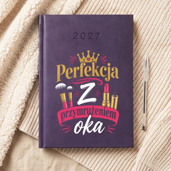 Kalendarz Książkowy A5 2027 Dla Kosmetyczki Prezent Dla Kobiety: Sarkastyczna Elegancja