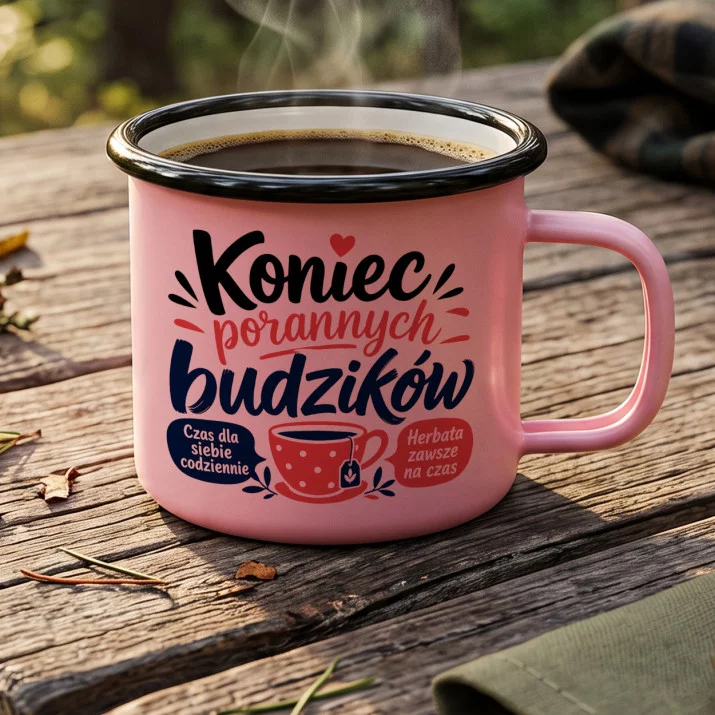 Kubek Emaliowany Na Emeryturę Prezent Dla Emeryta Kobiety: Nowy Rozdział Z Humorem