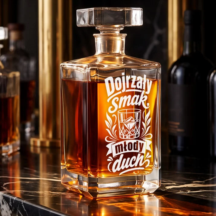 Karafka Do Whisky z Grawerem Na 30 Urodziny Prezent: Dojrzały Humor Karafka Do Whisky z Grawerem Na 30 Urodziny Prezent: Dojrzały Humor