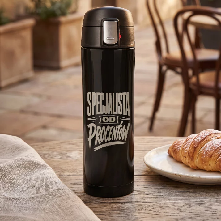 Kubek Termiczny 440ml Dla Alkoholika Prezent: Specjalista Od Procentów