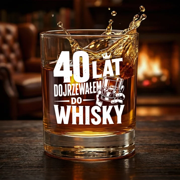 Szklanka Do Whisky Na 40 Urodziny Prezent Dla Mężczyzny: 40 Lat Dojrzewałem Do Whisky Szklanka Do Whisky Na 40 Urodziny Prezent Dla Mężczyzny: 40 Lat Dojrzewałem Do Whisky