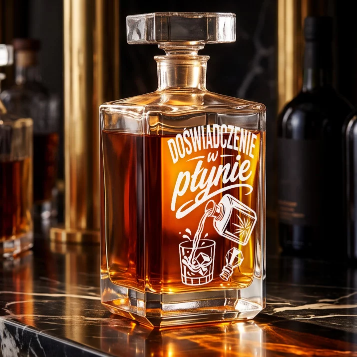 Karafka Do Whisky z Grawerem Na 40 Urodziny Prezent: Dojrzały Humor Karafka Do Whisky z Grawerem Na 40 Urodziny Prezent: Dojrzały Humor