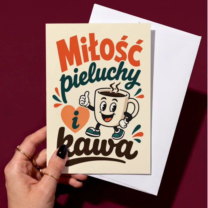 Kartka z Życzeniami Dla Przyszłych Rodziców Dla Pary: Neonowy Humor Kartka z Życzeniami Dla Przyszłych Rodziców Dla Pary: Neonowy Humor