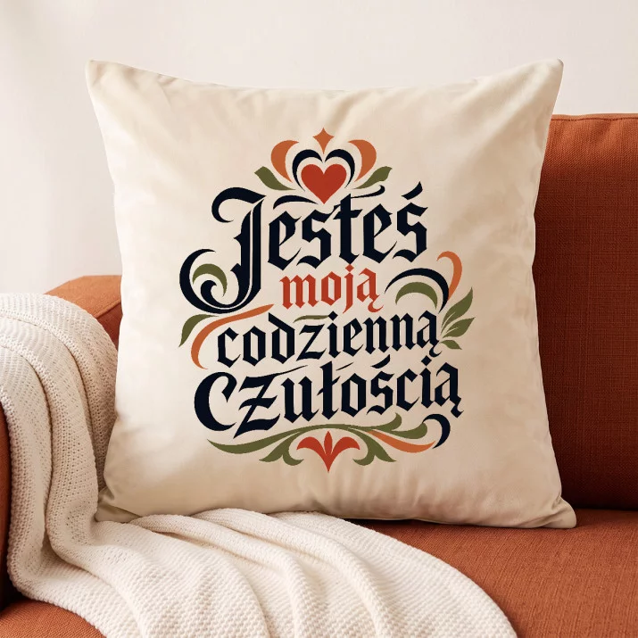 Poduszka Dekoracyjna Na Dzień Babci Prezent Dla Babci Kobiety: Codzienna Czułość Poduszka Dekoracyjna Na Dzień Babci Prezent Dla Babci Kobiety: Codzienna Czułość