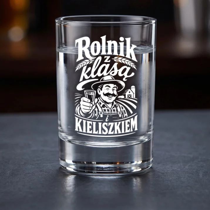 Kieliszki Do Wódki Dla Rolnika Prezent Dla Mężczyzny: Wiejski Humor
