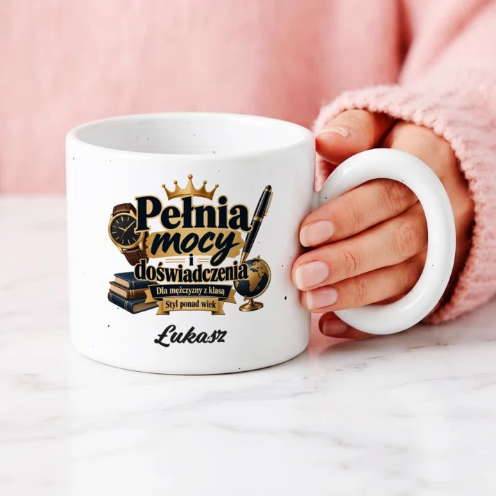 Kubek Premium Dla 40 Latka Prezent Na 40 Urodziny Dla Mężczyzny: Pełnia Mocy I