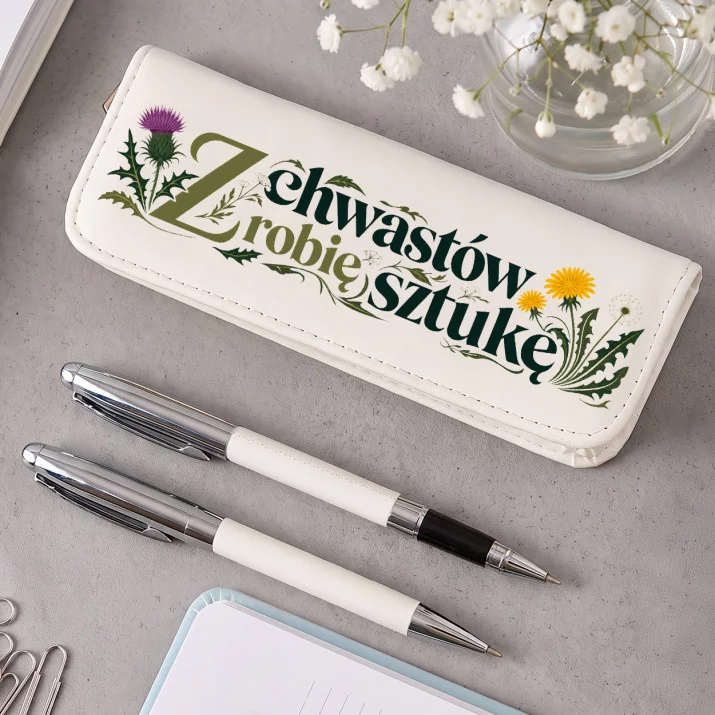 Zestaw Pióro i Długopis w Etui Dla Florystki Prezent Dla Kobiety: Kwiatowy Humor Zestaw Pióro i Długopis w Etui Dla Florystki Prezent Dla Kobiety: Kwiatowy Humor