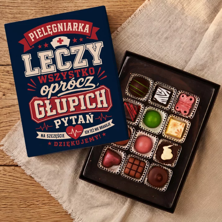 Czekoladki Dla Pielęgniarki Prezent Dla Kobiety: Pielęgniarka Leczy Wszystko Czekoladki Dla Pielęgniarki Prezent Dla Kobiety: Pielęgniarka Leczy Wszystko