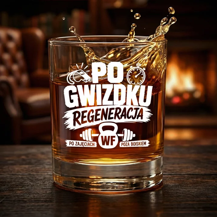 Szklanka Do Whisky Dla Nauczyciela Wf Prezent Na Dzień Nauczyciela Dla Mężczyzny: Po Gwizdku Regeneracja - Wf Szklanka Do Whisky Dla Nauczyciela Wf Prezent Na Dzień Nauczyciela Dla Mężczyzny: Po Gwizdku Regeneracja - Wf