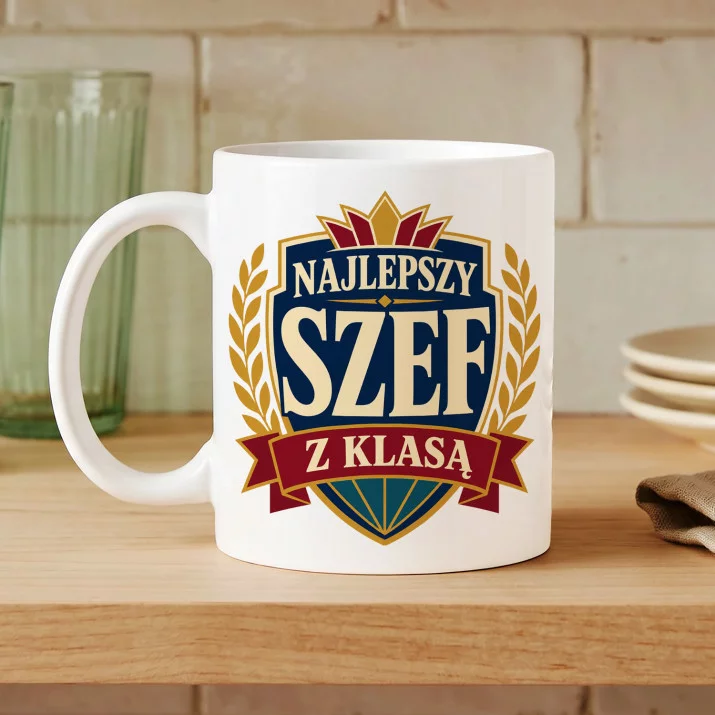 Kubek Z Nadrukiem Dla Szefa Prezent Dla Mężczyzny: Najlepszy Szef Kubek Z Nadrukiem Dla Szefa Prezent Dla Mężczyzny: Najlepszy Szef