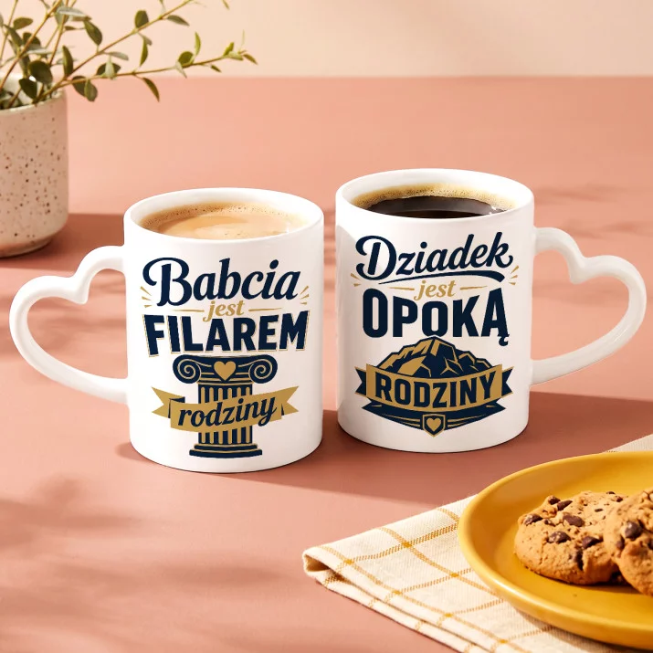 Zestaw Kubków Na Dzień Babci i Dziadka Prezent Dla Babci i Dziadka Pary: Strażnicy Rodzinnej Zestaw Kubków Na Dzień Babci i Dziadka Prezent Dla Babci i Dziadka Pary: Strażnicy Rodzinnej